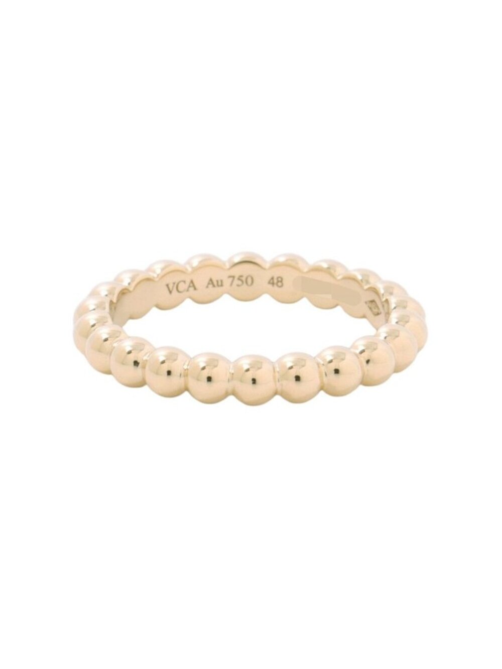 Van Cleef & Arpels Ring Perlee Gold Pearl Medium 18k Yellow